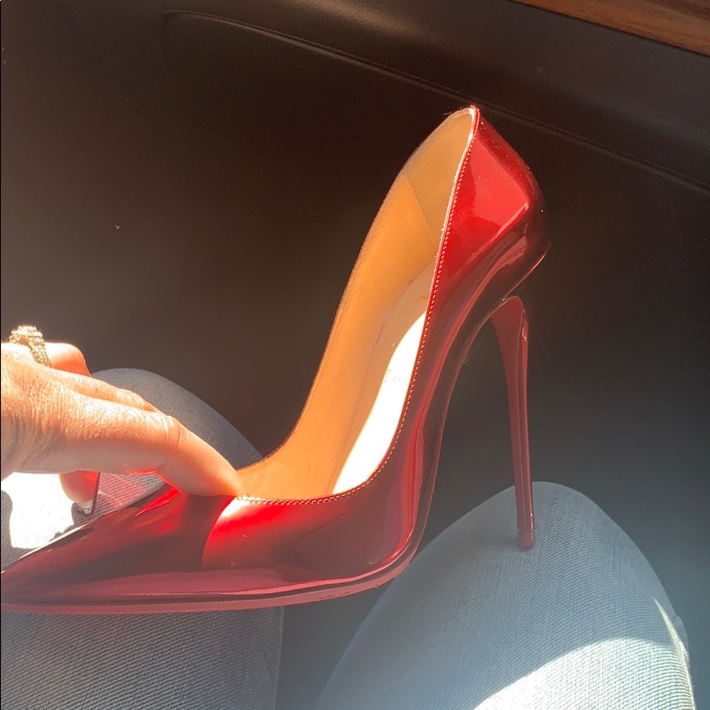 Christian Louboutin So Kate 120 Metal Patent Women's Shoes